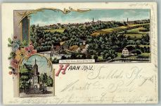 42781 W5657 Haan , Rheinl Lithographie Kriegerdenkmal Ittertal