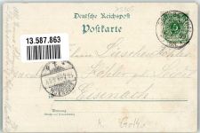 99887 O5805 Georgenthal , Thüringerw 1899 Lithographie Candelaber-Denkmal Rodebach-Mühle Gasthaus Schützenhof