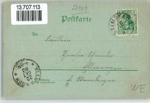 73489 W7181 Stimpfach 1902 BOAKC Lithographie Mondschein Brauerei zum schwarzen Adler Mühle Brauerei zum goldener Adler