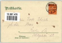 14806 O1820 Belzig 1922 Lithographie Heilstätte Belzig Bleichröder'sche Stiftung Inflationsporto
