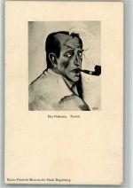 Max Pechstein Porträt Mitglied i.d. Künstlervereinigung Brücke Expressionismus BOAKC