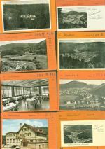 75323 W7547 Calmbach Lot mit 35 AK Musterkarten Original aus Metzarchiv Bestellvorgänge und Auflagenzahlen