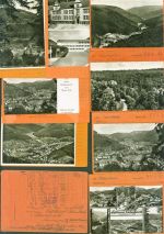 75323 W7547 Calmbach Lot mit 35 AK Musterkarten Original aus Metzarchiv Bestellvorgänge und Auflagenzahlen