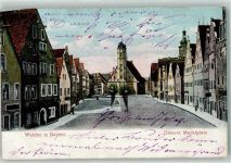 92637 W8480 Weiden , Oberpf 1907 Relief AK Unterer Marktplatz