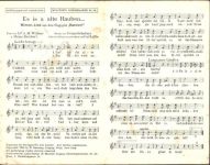 Molitors Liederkarte Lied aus dem Singspiel Hannerl Musik Klapp AK