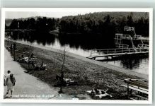 Neustadt O.S. Prudnik Privatfoto KEINE AK Strandbad Wildgrund