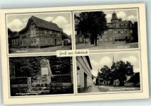 99439 O5301 Rohrbach b Weimar, Thür - Gasthaus Rittergut Kriegerdenkmal an der Kirche