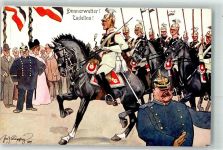 Humor Donnerwetter Tadellos Kavalerie WK I B.K.W.I. Nr.335-3 Schönpflug, F. Künstlerkarte