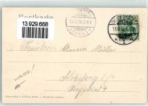 10115 O1199 Westend 1906 Gebrauchsspuren Kirche Post