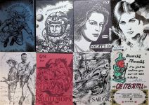 Lot mit 25 AK wenige mehrfach Qsl-Karte Posten 21 bis 100 AK
