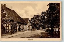 49448 W2844 Lemförde - Dorfstraße Fachwerkhäuser Fahrrad