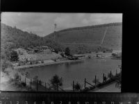 66999 W6787 Hinterweidenthal GLASNEGATIV Schwimmbad