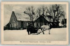 Riga Winter Schönberg Feldpost WK I östlicher Kriegsschauplatz Kurland