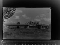 49733 W4472 Haren (Ems) GLASNEGATIV Emsbrücke m. Schiff