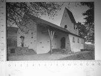 87634 W8953 Obergünzburg SW-Dia (Kunststoff) KEINE AK Kirche