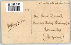Burgos 1926 Foto AK Kathedrale Marke Bildseitig