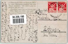 sign. Kubel, Otto Szene aus dem Märchen Verlag Farbenphotographische Gesellschaft Serie 154 Nr. 3816 Aschenputtel 1921 Künstlerkarte