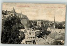 Luxembourg Luxemburg 1909 Foto AK Schloss Kirche