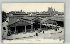 45000 Orleans Foto AK Marktszene Les Halles