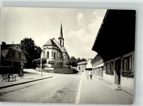 Zirovnice Serownitz Foto AK Gasthaus Kirche Omnibus- Haltestelle