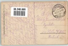 Brest Brest-Litowsk 1917 Gebrauchsspuren Feldpost WK I 92.Inf.Div. russsiche Bauernstube
