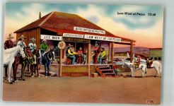 Boston Foto AK Gasthaus Law West of Pecos Ort lt. Verlag