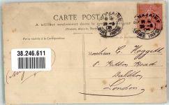 44500 La Baule-Escoublac 1906 Foto AK Hotel Le Chalet des Fleurs de France