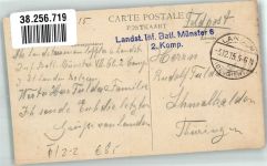 Landen 1915 Foto AK Feldpost WK I Landst.Inf.Batl.Münster 6 2.Komp.