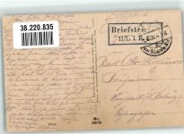 Chatelet 1916 Gebrauchsspuren Feldpost WK I 11/L.I.R.