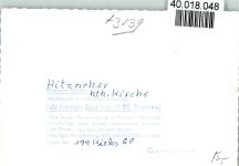 29456 W3139 Hitzacker (Elbe) FOTO KEINE AK Kath. Kirche
