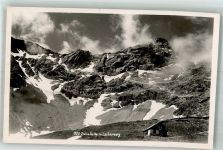 Oberzalimhütte Foto AK Berghütte mit Leiberweg Hüttenstempel
