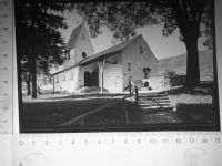 87634 W8953 Obergünzburg SW-Dia (Kunststoff) KEINE AK Kirche