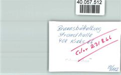 25541 W2212 Brunsbüttelkoog FOTO KEINE AK Strandhalle
