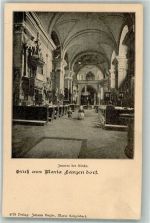 2326 Maria-Lanzendorf Foto AK Kirche innen