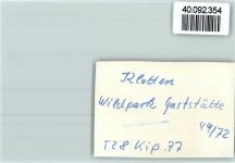 56818 W5592 Klotten FOTO KEINE AK Wildpark Gaststätte