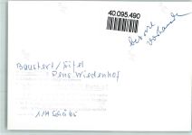 54636 W5521 Baustert FOTO KEINE AK Hotel Pension Wiedenhof Innenaufnahme