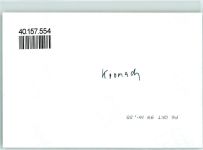 96317 W8640 Kronach , Oberfr FOTO KEINE AK Ort handschriftl