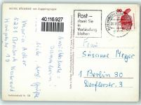 57610 W5230 Altenkirchen (Westerwald) - Hotel Badersee mit Zugspitzgruppe Ruderboote