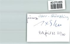 87634 W8953 Obergünzburg FOTO KEINE AK Ortsansicht