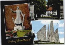 37133 W3403 Friedland , Kr Göttingen - Schloss Denkmal Blumen