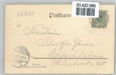 38820 O3601 Emersleben - Reh Schnee Haus Zaun Wald
