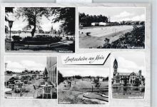 63450 W6450 Großauheim - Schwimmbad, Kirche, Minigolfplatz