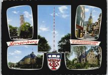 42549 W5620 Langenberg , Rheinl - Bismarckturm, Jugendherberge, Kreiersiepen, Bürgerhaus