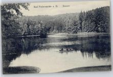 16259 O1310 Bad Freienwalde - Baasee, Ruderboot, Teilansicht