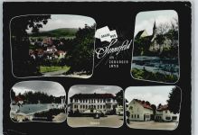 96242 W8625 Sonnefeld - Schwimmbad Rathaus Kirche