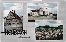 73540 W7072 Heubach , Württ - Postplatz , Rathaus