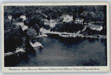 15569 O1255 Woltersdorf b Erkner - Fliegeraufnahme, Haus am Flakensee, Woltersdorfer Schleuse