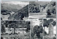 98711 O6304 Frauenwald - Tillyfelsen, Monument, Fraubachmühle