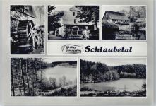 15890 O1221 Schlaubetal - HO-Gaststätte Kupferhammer, HO-Gaststätte Bremsdorfer Mühle, Mühlrad