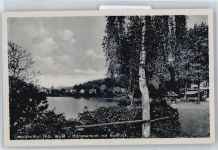 99887 O5805 Georgenthal , Thüringerw - gel. 18.6.36, Hammerteich mit Kurhaus